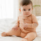 Vaenait Baby Toddler Boys Girls Solid Footie Pajama Cozy Modal Milkorange 3-6M
