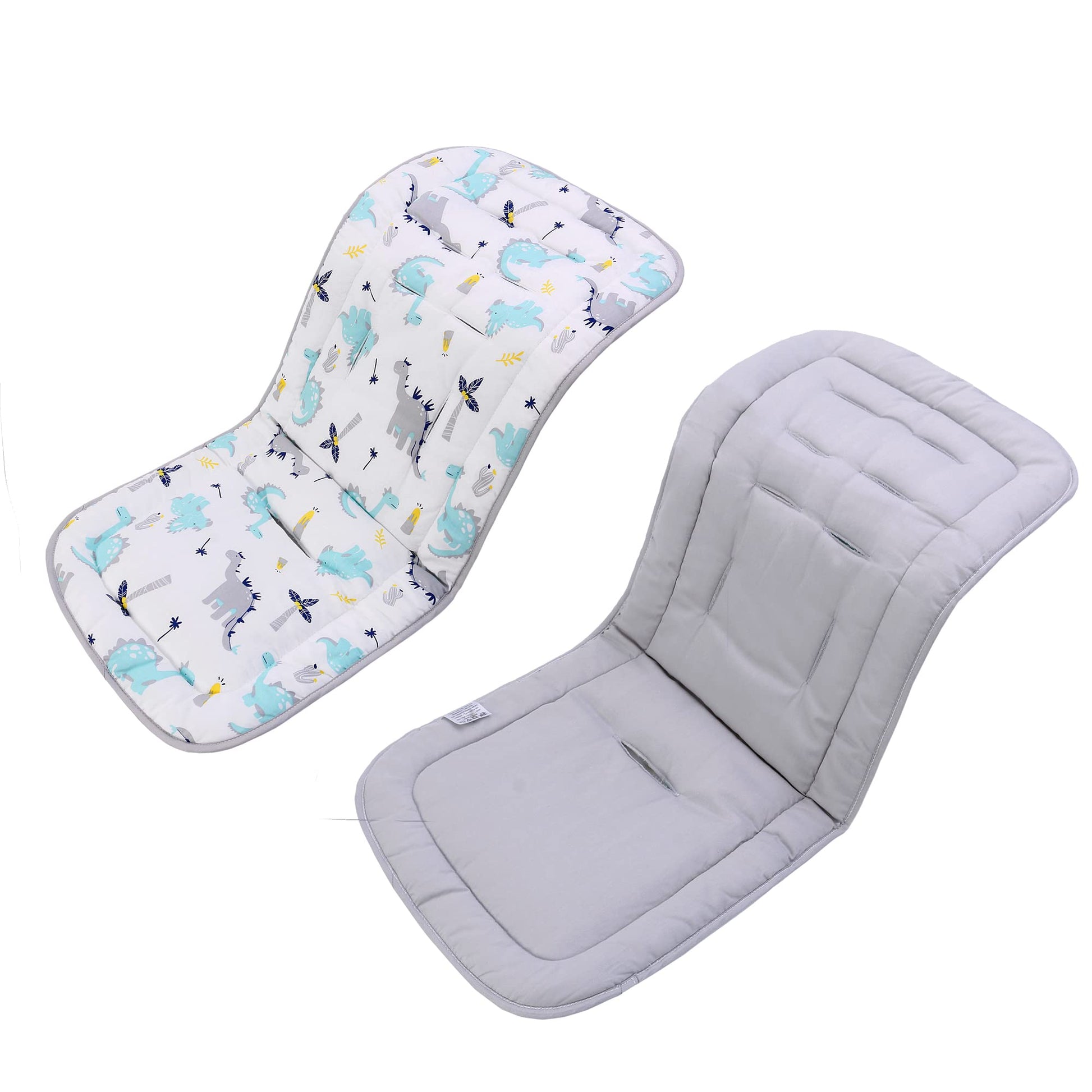 Baby Stroller Cushion, Universal Breathable And Soft Newborn Stroller Mat, 100% Cotton Cover Toddler Seat Pad Liner For Stroller