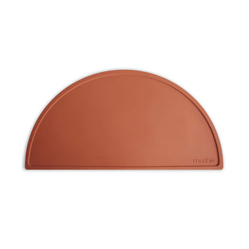 Mushie Silicone Placemat For Kids | Bpa-Free Non-Slip Design (Clay)