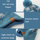 Moon Kitty Baby Boys Hats Toddler Beanies For Boys Winter Fleece Skiing Winter Caps With Warm Ear Flap