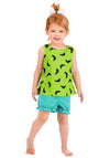 Fun Costumes Flintstones Pebbles Costume For Girls, Flintstones Kids Outfit, Baby Cavewoman Costume For Bedrock Cosplay Party X-