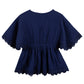 Gerber Baby Girl'S Standard Toddler Kaftan Swim Cover Up, Navy, 3-6 Months