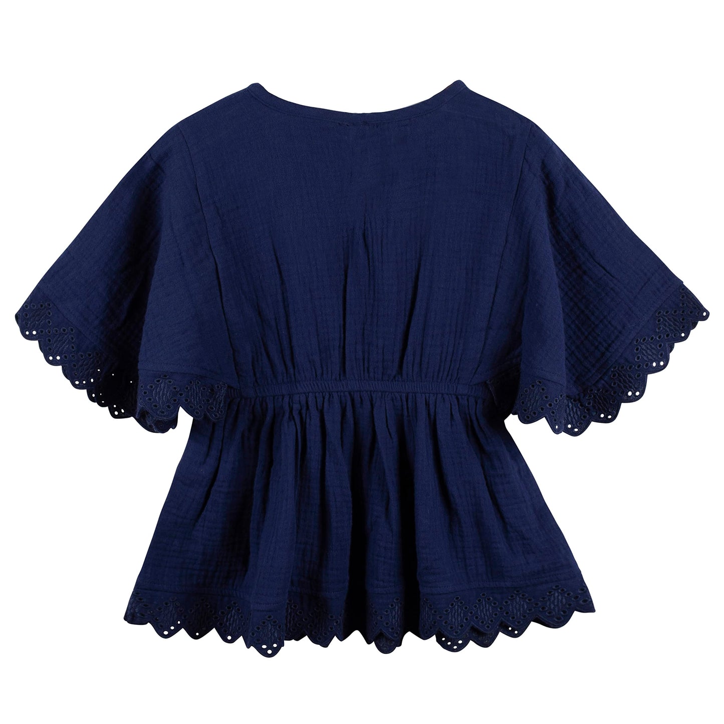 Gerber Baby Girl'S Standard Toddler Kaftan Swim Cover Up, Navy, 3-6 Months