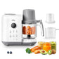 Bear Baby Food Maker with Two Layer Steam Baskets, One Step Baby Food Processor Steamer Puree Blender, Baby Food Mill with Bottl