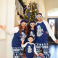 Iffei Family Christmas Pajamas Matching Sets Let It Snow Printed Shirt And Pants Jammies With Pockets 6-7 Years