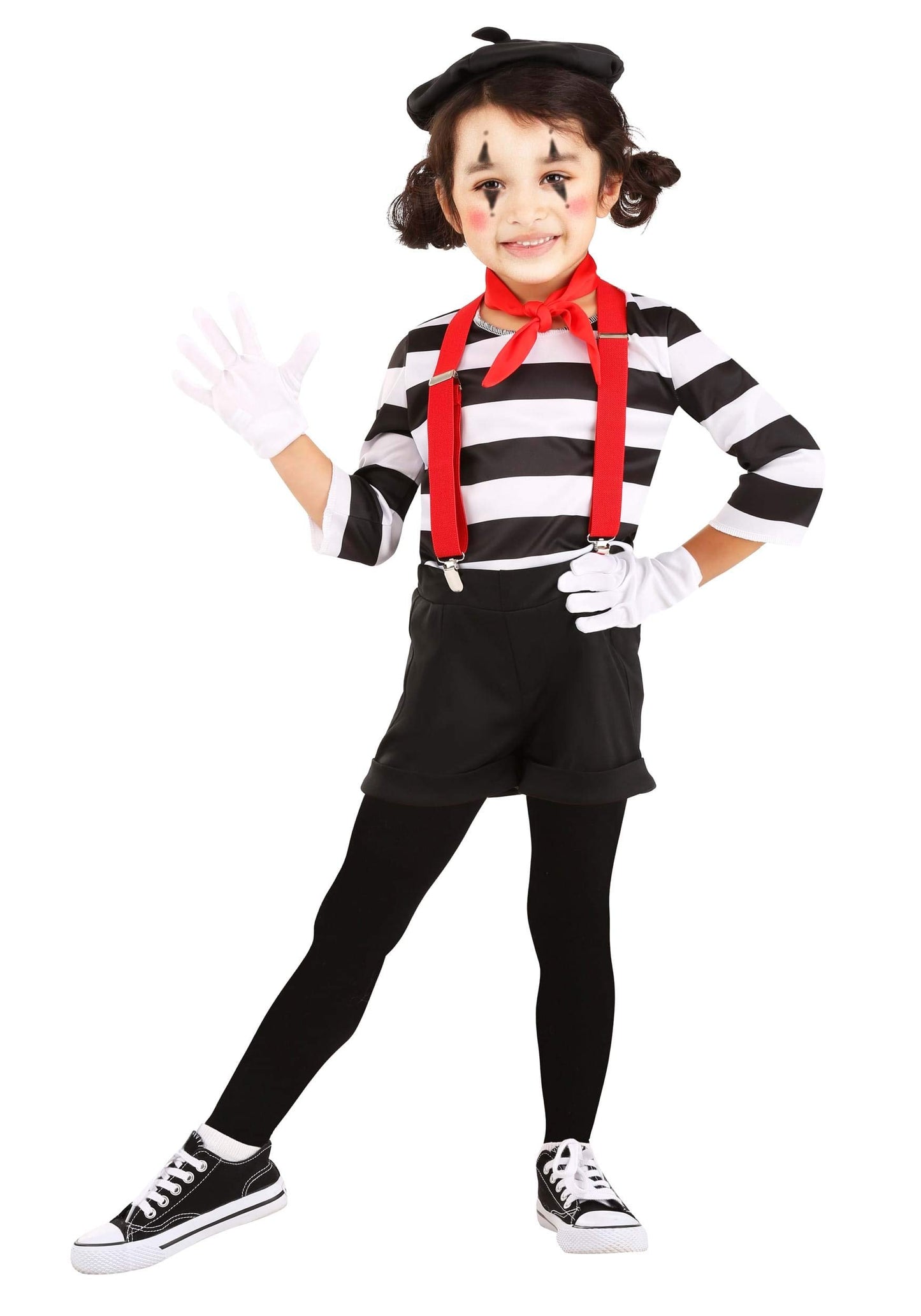 Fun Costumes - Toddler'S Mime Costume (4T, Multi-Colored)
