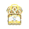Noverbibi Custom Diaper Bag for Baby Girl - Personalized Sunflower Elephant Baby Bag - Custom Name Mommy Daypack Tote