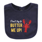 Hudson Baby Unisex Baby Cotton Bibs, Butter Me Up Lobster, One Size
