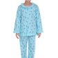 MMShopy Baby Girls Floral Print Hosiery Cotton Top & Pyjama Set (89 Years, Blue)