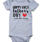 Unicomidea Baby Boy Outfits Happy Father'S Day Baby Bodysuit 6-9 Months Boys Romper Short Sleeves Infant Boy Jumpsuit Happy Fath