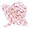 Jan & Jul Floppy Sun-Hat For Toddler Girls Adjustable, 50+ Upf (L: 2-5 Years, Strawberry)