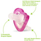 Razbaby Jollypop Newborn Pacifier 0-3 Months - Soft, Bpa-Free Silicone, Usa-Made, Durable One-Piece, Dishwasher Safe, Sterilizab