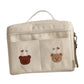 bnf Baby Diaper Bag Stylish Storage Bag Baby Stroller Bag for Bottle Diaper Toys Two Bear White|Baby | Strollers & Accessories |