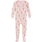 Gerber Baby-Girls 2-Pack Footed Pajamas, Ballerinas