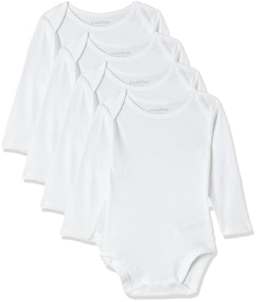 The ChildrenS Place Baby White Bodysuit, White 58445 (Pack Of 4), 03Months