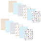 Hudson Baby Unisex Baby Flannel Burp Cloth 12Pk, Kangaroo, One Size
