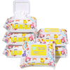 Happy Bum - 180 Count Saline Baby Wipes, Unscented, 7.4 X 7.2 Inch, Moist And Refreshing, Multi-Purpose Use, Ideal For Travel