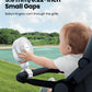 Gaiatop Mini Portable Stroller Fan, Battery Operated Small Clip On, Detachable 3 Speed Rechargeable, 360 Rotate Flexible Tripod