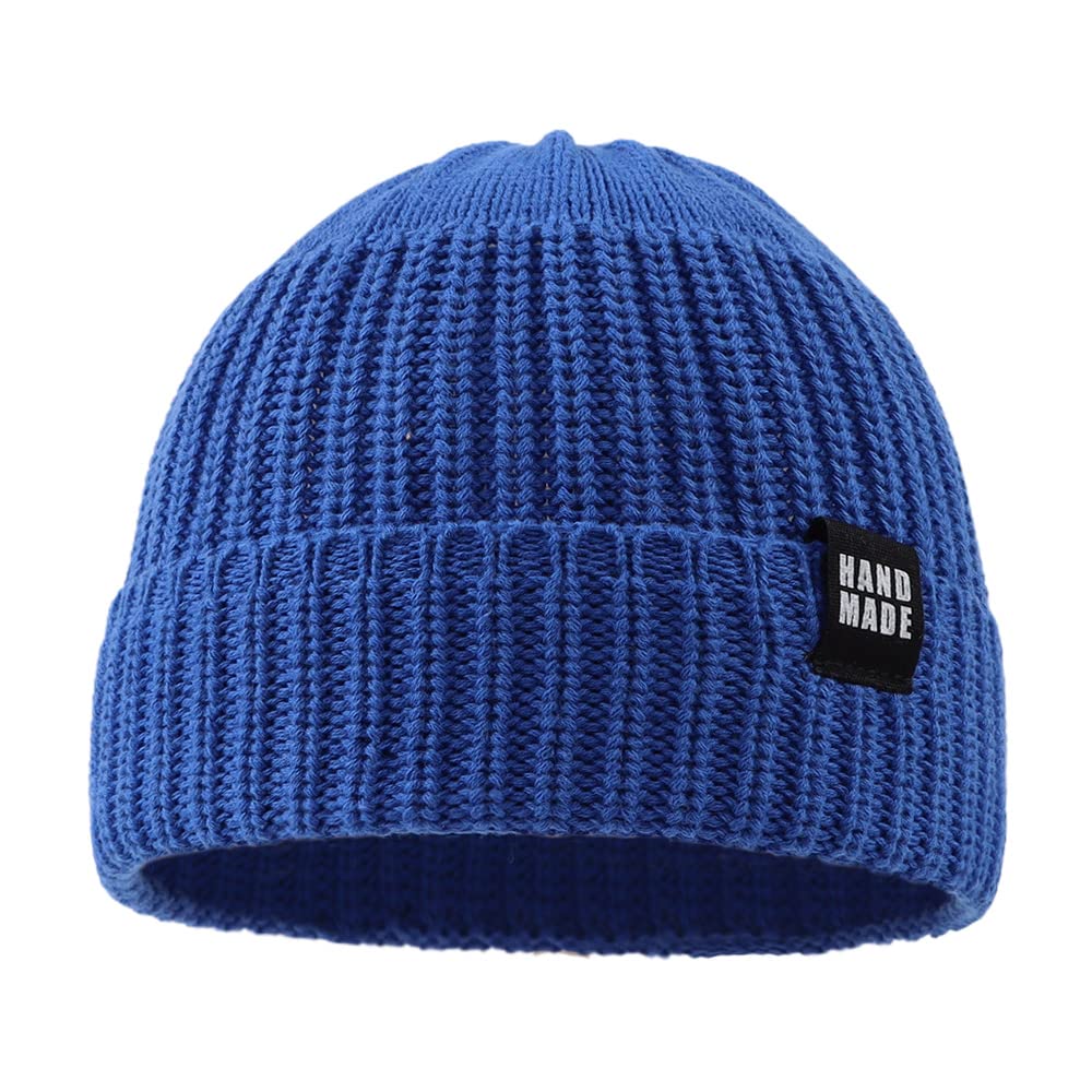Simple Knitted Baby Beanie Hip-Hop Boys Winter Hat Toddler Kids Bonnet For Girl 0-5Y (3Pcs-H, M)