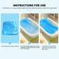 Hallo Baby Bath Sponge Soft Infant Bath Mat Newborn Cushion Odor Free (Blue)