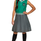 Disguise Dg108039L Girls Slytherin Dress Classic Child Costume - Small - 4-6X