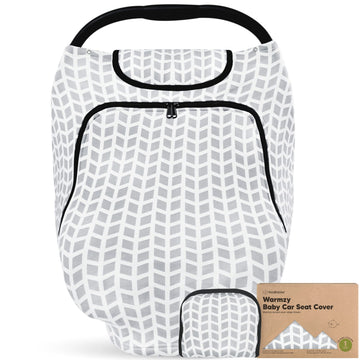 Car Seat Cover For Babies - Baby Car Seat Canopy For Spring, Autumn, Winter - Universal Stretch Fit Car Seat Covers For Babies,