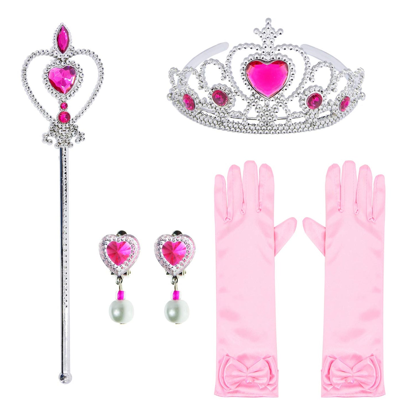 Princess Costume Girls Birthday Party Dress Up With Accessories 8-10 Years (Style2 140Cm)