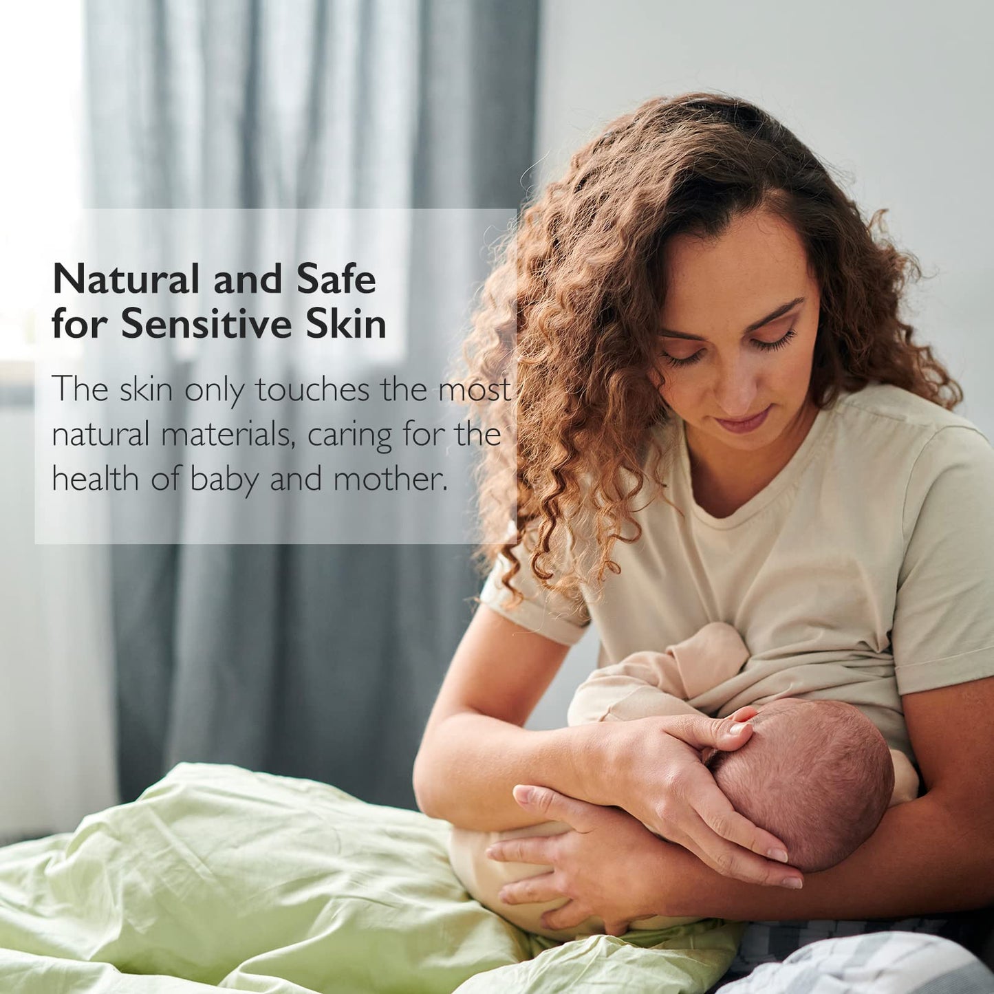 Momcozy Bamboo Fiber Disposable Nursing Pads, 100% Natural Materials And 100% Biodegradable, Skin Contacts Only Most Natural Mat