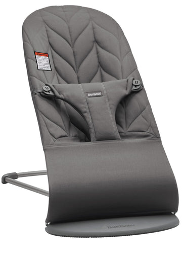 BabyBjrn Bouncer Bliss, Cotton, Petal Quilt, Anthracite