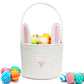 Easter Basket Easter Bunny Bags Easter Baskets Empty for Boys Girls Rabbit Bucket Tote for Easter Egg Easter Gifts Basket Person