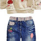 LUKYCILD Toddler Girl Clothes 3t Girl Clothes Baby Girl Long Sleeve Floral Top+Jean Pants Outfit Set
