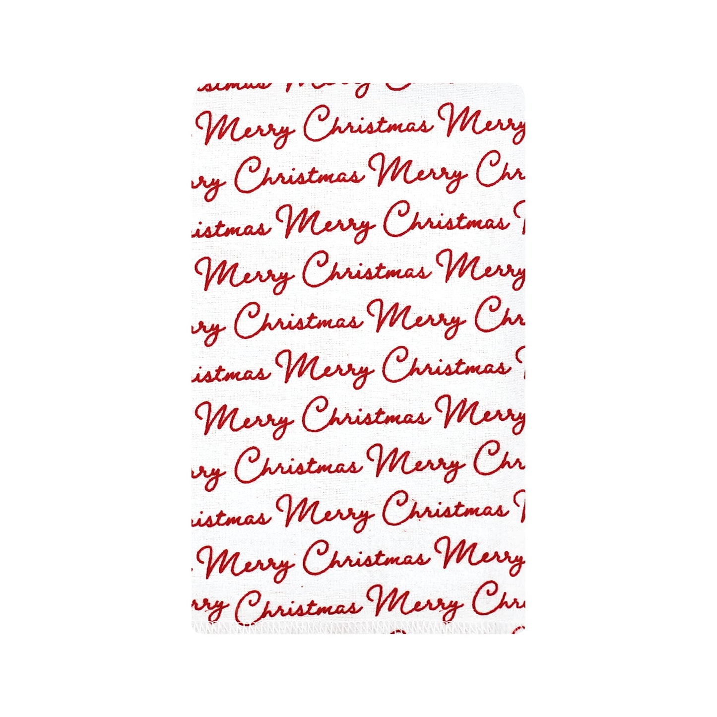 Hudson Baby Unisex Baby Cotton Flannel Burp Cloths, Christmas Scene, One Size