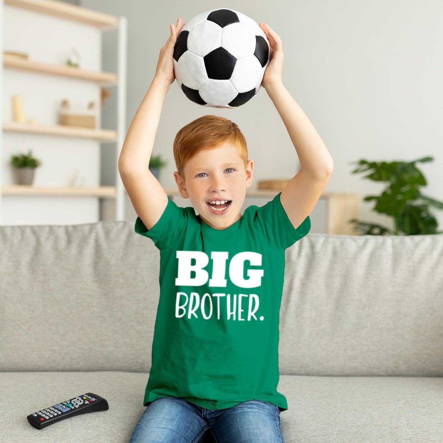 Big Brother Shirt For Toddler Promoted To Best Big Brother Announcement Baby Boys (Charcoal Black, 6 Years)