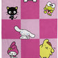 Jay Franco Hello Kitty Bath Pool Beach Towel - Super Soft & Absorbent 100% Cotton Towel With My Melody, Cinnamoroll, And Keroppi