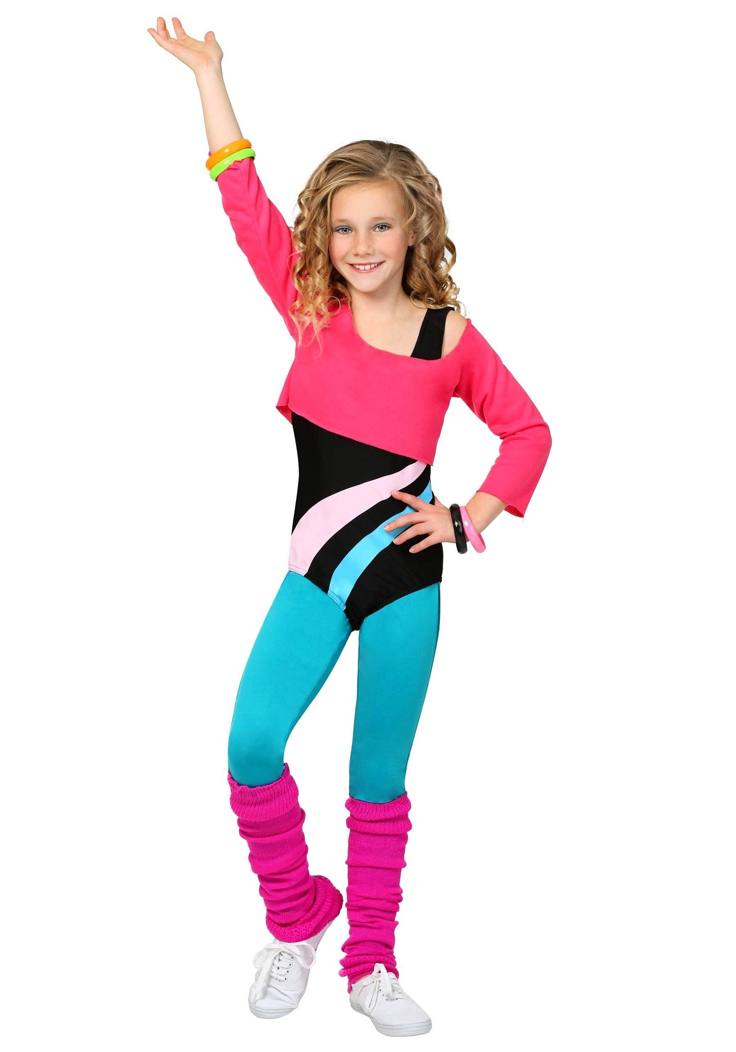 Fun Costumes - Child 80'S Workout Girl Costume (X-Small, Multi)