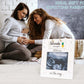 Ultrasound Picture Frame, Sonogram Picture Frame With Belly Bump Fruit And Vegetable Signs, Expecting Parents To Be Unique Gifts