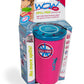 Wow Cup For Kids Original 360 Sippy Cup, Pink With Blue Lid, 9 Oz
