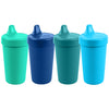 Re-Play Sippy Cups for Toddlers - 10 Oz. Reusable Spill Proof Cups for Kids, Dishwasher/Microwave Safe - Made in USA - Set of 4-