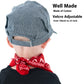 Conductor Hat+Paisley Bandanna (2 In 1) Engineer Cap Adjustable Train Conductor Dress Up Kit For Kids