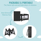 Dream On Me Zazzy Portable Playard with Bassinet in Black, Lightweight Packable and Easy Setup Baby Playard with Mattress and Tr
