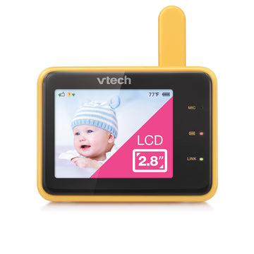 Vtech Rm2701 2.8' Accessory Baby Monitor Viewer (Requires Rm9751 Wifi Camera To Operate) Remote Monitoring, Night Light, Soothi