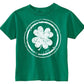 Custom Kingdom Baby Boys Girls Shamrock Four Leaf Clover St Patricks Day T-Shirt (Large 14/16, Green)