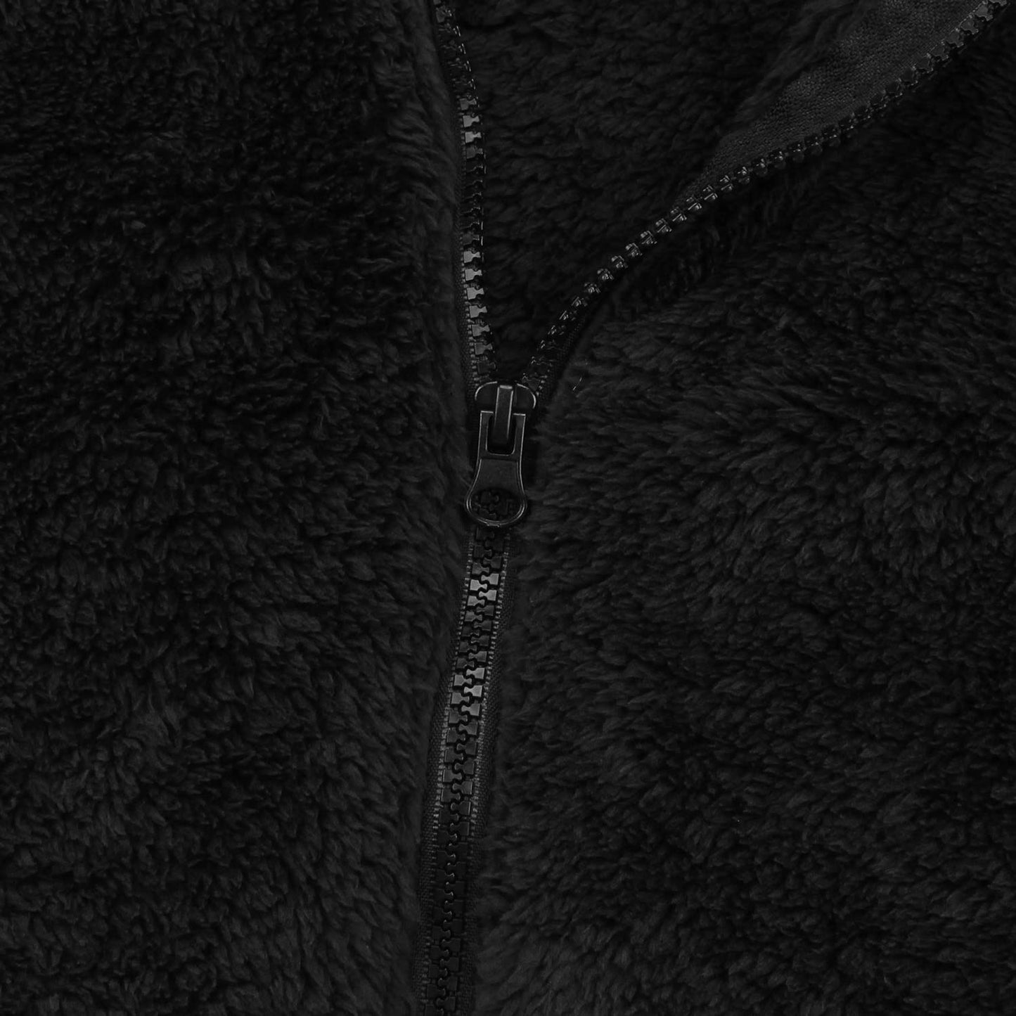 Jeskids Toddler Girls Boys Fleece Hoody Jacket Zip Up Teddy Coat Warm Winter Outwear Black 4T 5T