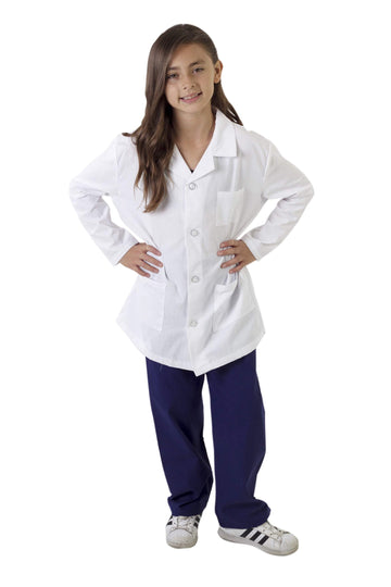 Natural Uniforms Childrens Lab Coat-Soft Touch, 4
