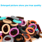 120Pcs Toddler Hair Ties, Kids Hair Ties, Hair Bands And Elastic Ponytail Holders For Toddler Girls (Diameter 1 Inch And As