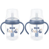 NUK Perfect Match Learner Straw Cup, 5 oz, 2 pack - Soft Straw, Easy-Grip Handles, BPA Free, Spill Proof Transition Sippy Cup