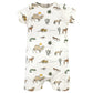 Hudson Baby Unisex Baby Cotton Rompers, Desert Animals, 9-12 Months