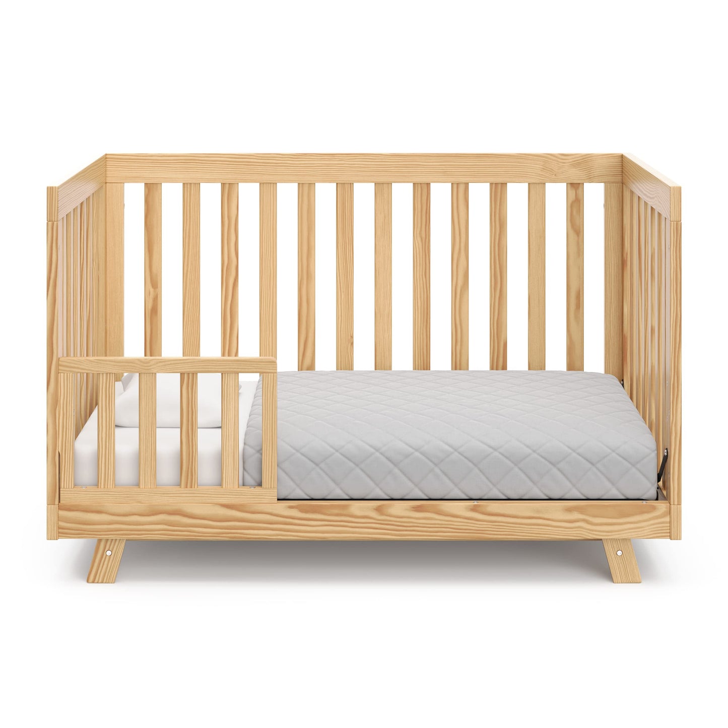 Storkcraft Beckett 3-In-1 Convertible Crib (Natural) - Converts From Baby Crib To Toddler Bed And Daybed, Fits Standard Full-Siz