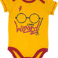 Warner Bros. Harry Potter Baby Boys' 5-Pack Bodysuits Hogwarts Gryffindor (0-3 Months)