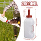 2 Quart Calf Nursing Feeding Bottle With A Replacement Nipple, Calves Nursing Milk Feeding Bottle With Handle Livestock Supplie